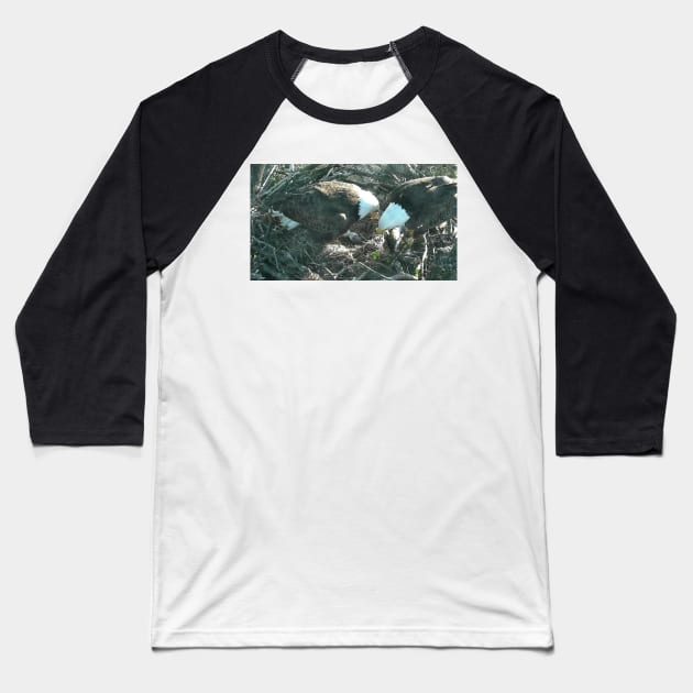 US Bald Eagles - Our National Bird VII Baseball T-Shirt by zwrr16